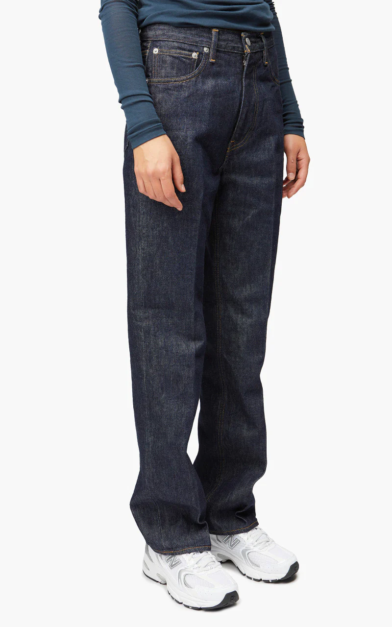 Auralee W Hard Twist Denim 5P Pants Indigo - Image 4