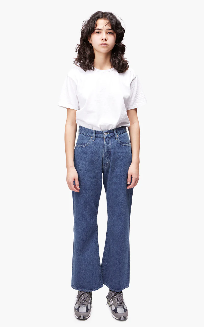 Auralee W Selvedge Light Denim Pants Light Indigo - Image 2