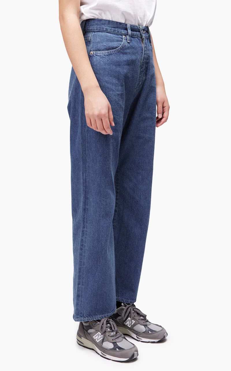 Auralee W Selvedge Light Denim Pants Light Indigo - Image 3