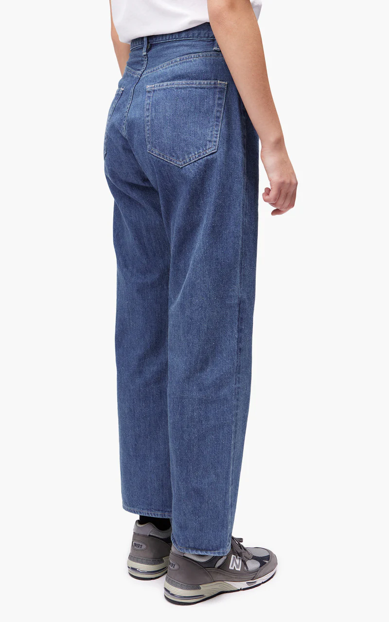 Auralee W Selvedge Light Denim Pants Light Indigo - Image 4
