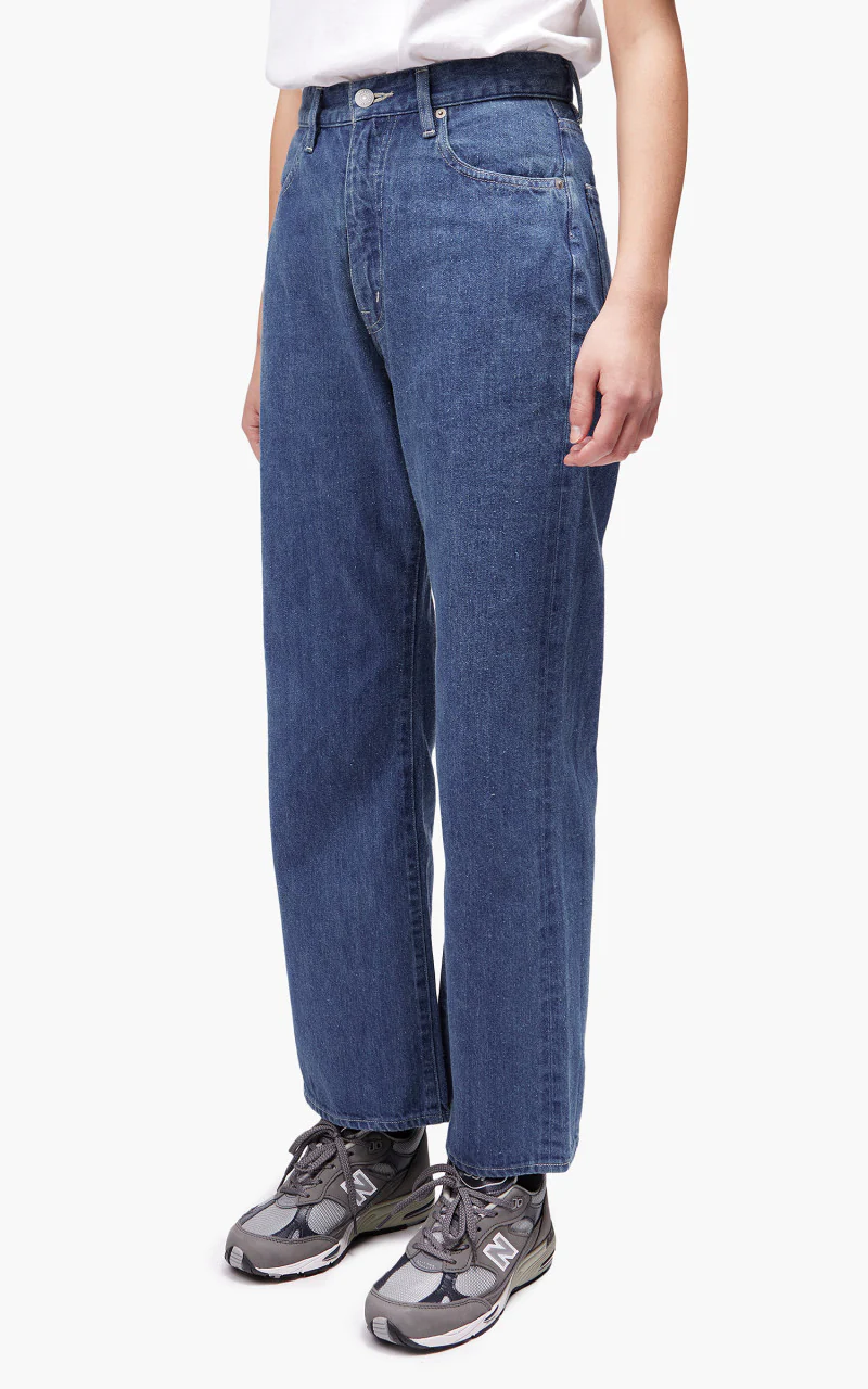 Auralee W Selvedge Light Denim Pants Light Indigo - Image 5
