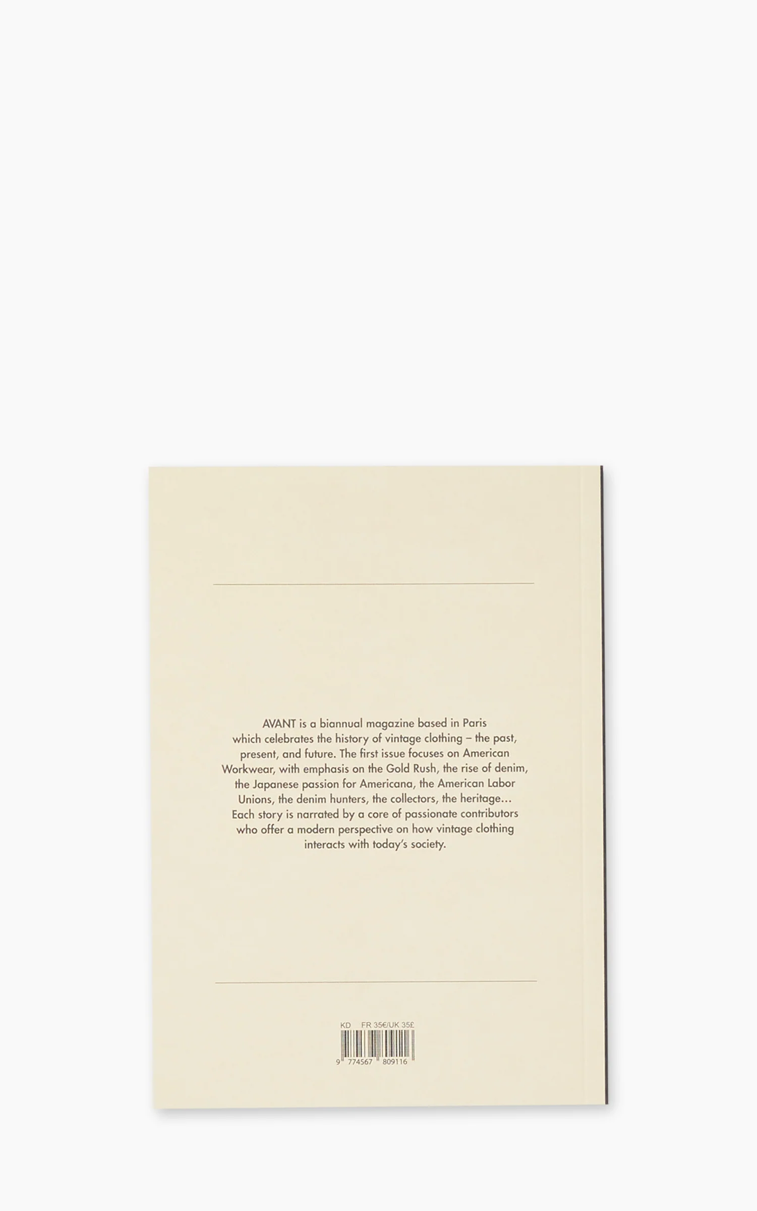 Avant Magazine "An Anthology of American Workwear" - Image 3
