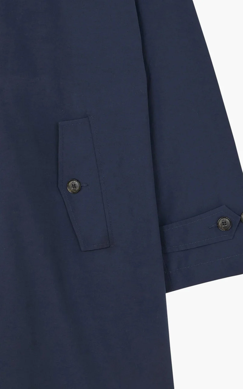 Baracuta G12 Baracuta Cloth Trench Coat Navy - Image 5
