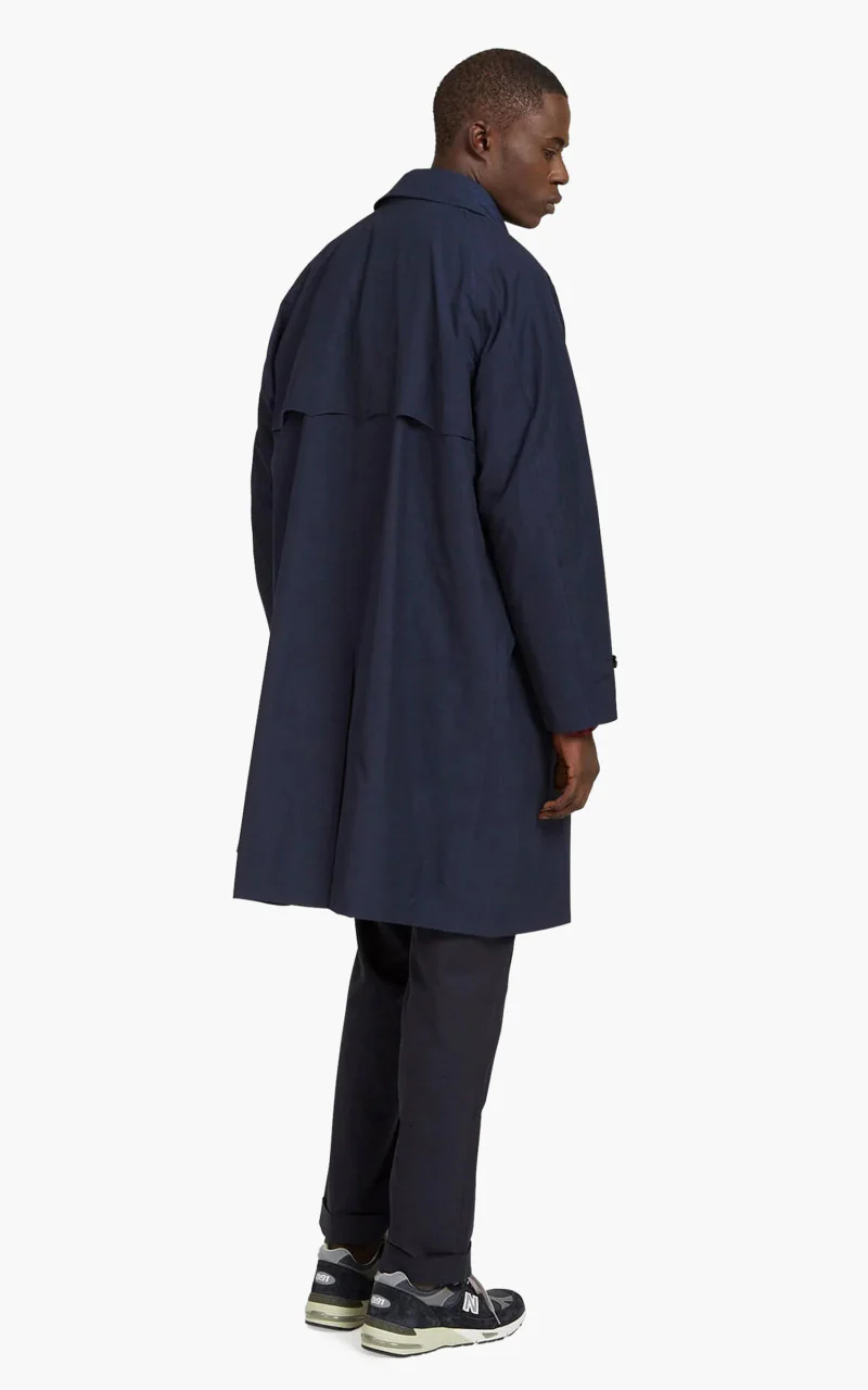 Baracuta G12 Baracuta Cloth Trench Coat Navy - Image 6