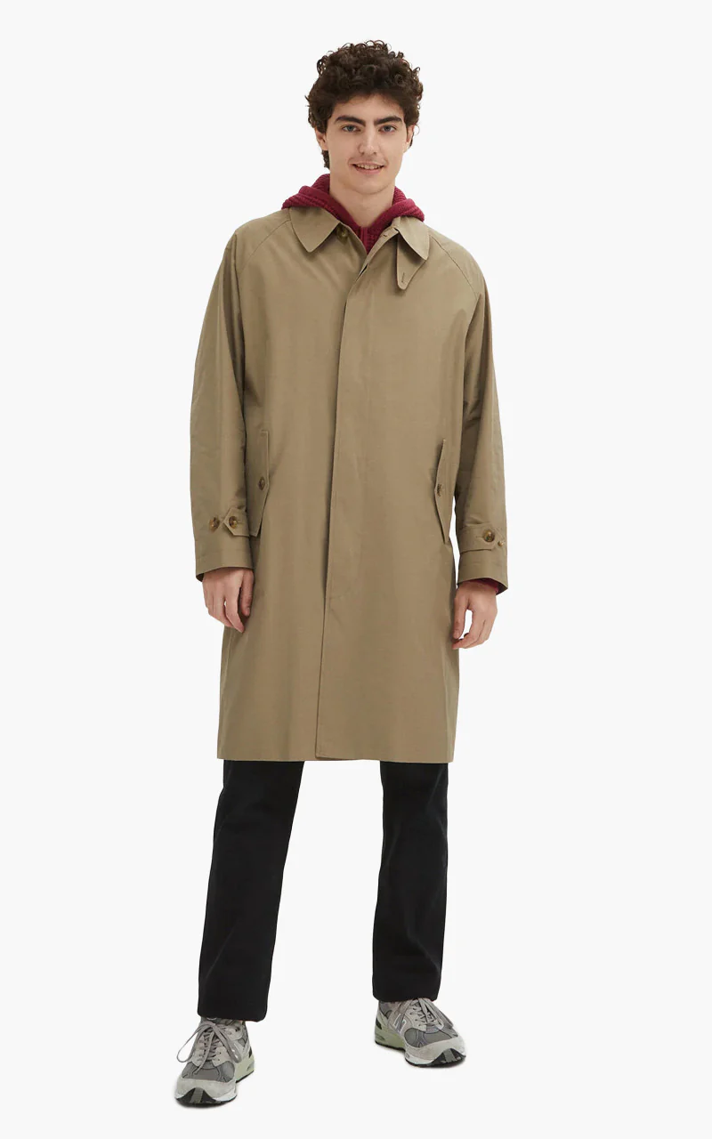 Baracuta G12 Baracuta Cloth Trench Coat Tan - Image 2