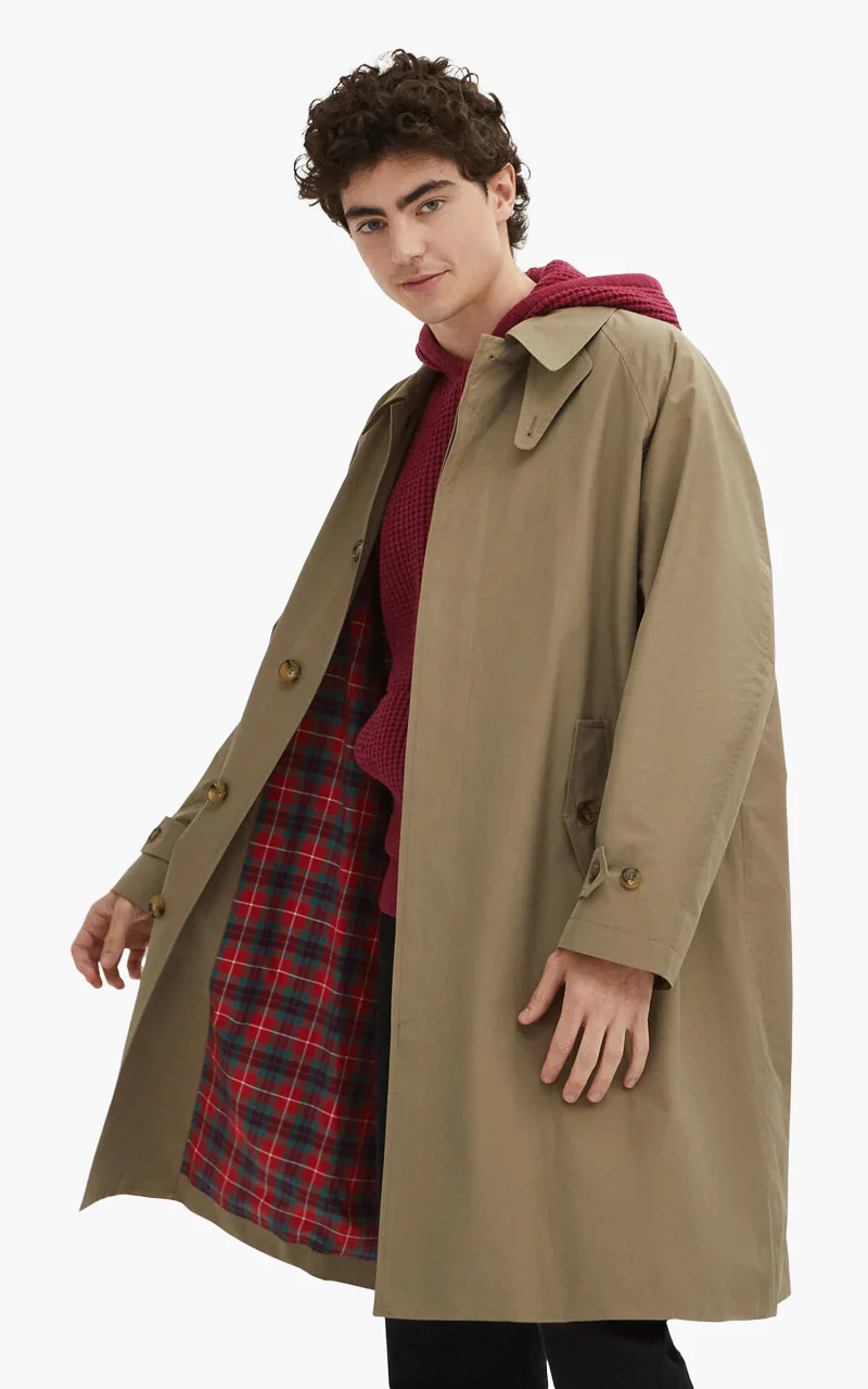 Baracuta G12 Baracuta Cloth Trench Coat Tan - Image 3