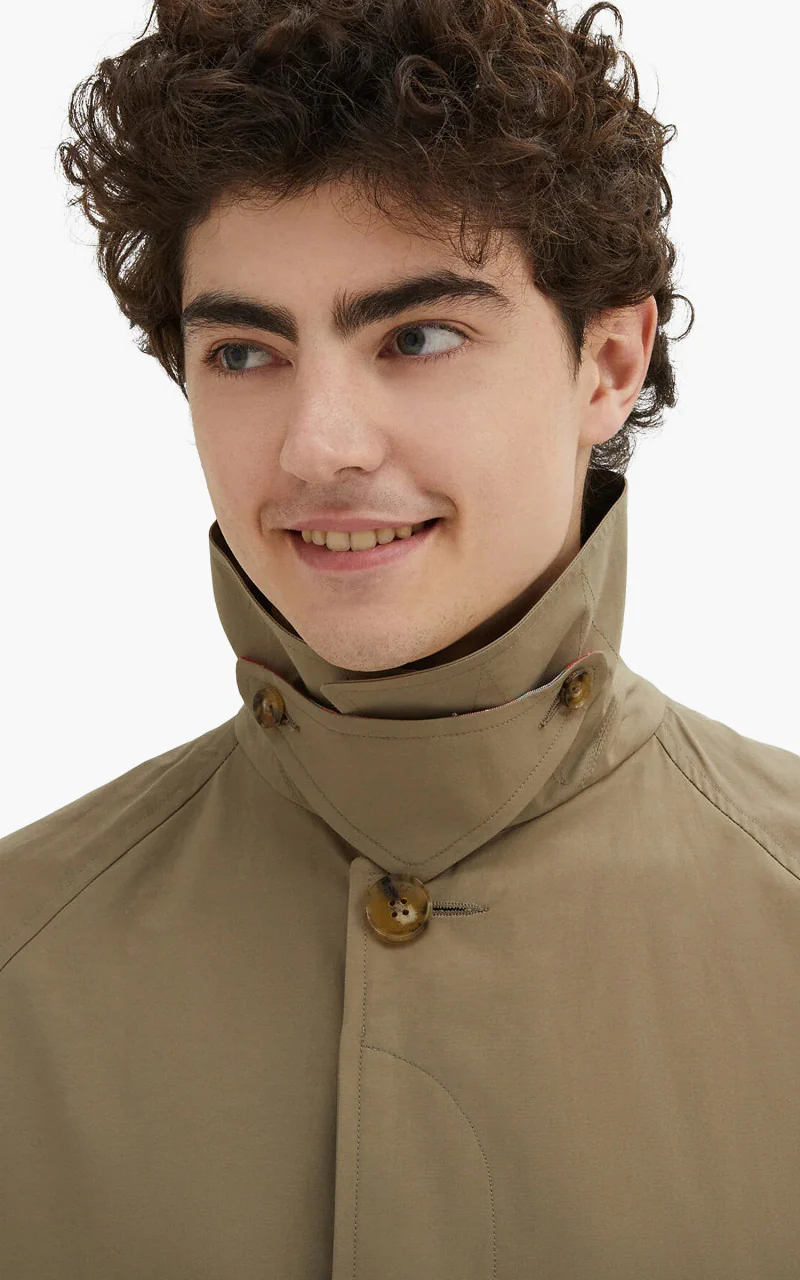 Baracuta G12 Baracuta Cloth Trench Coat Tan - Image 5