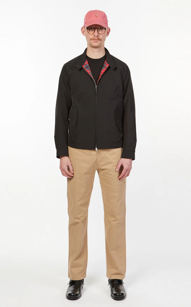 Baracuta G4 Harrington Jacket Baracuta Cloth UK Black - Image 2