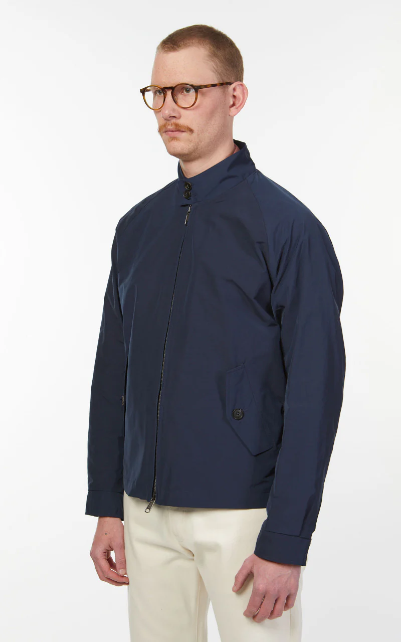 Baracuta G4 Harrington Jacket Baracuta Cloth UK Navy - Image 4