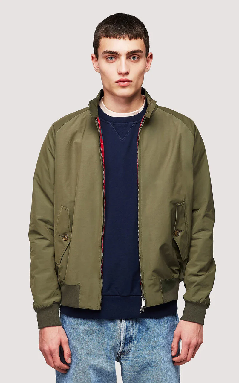 Baracuta G9 Classic Harrington Jacket Army - Image 2