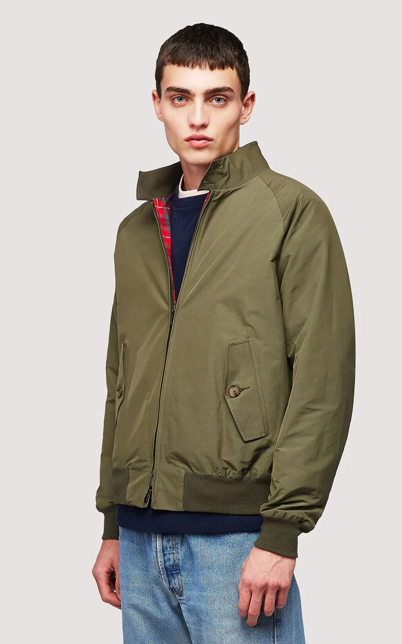 Baracuta G9 Classic Harrington Jacket Army - Image 3