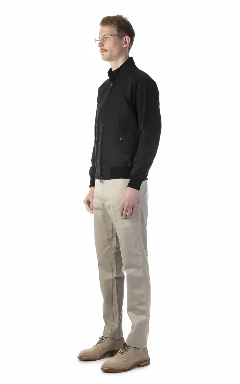 Baracuta G9 Classic Harrington Jacket Black - Image 3
