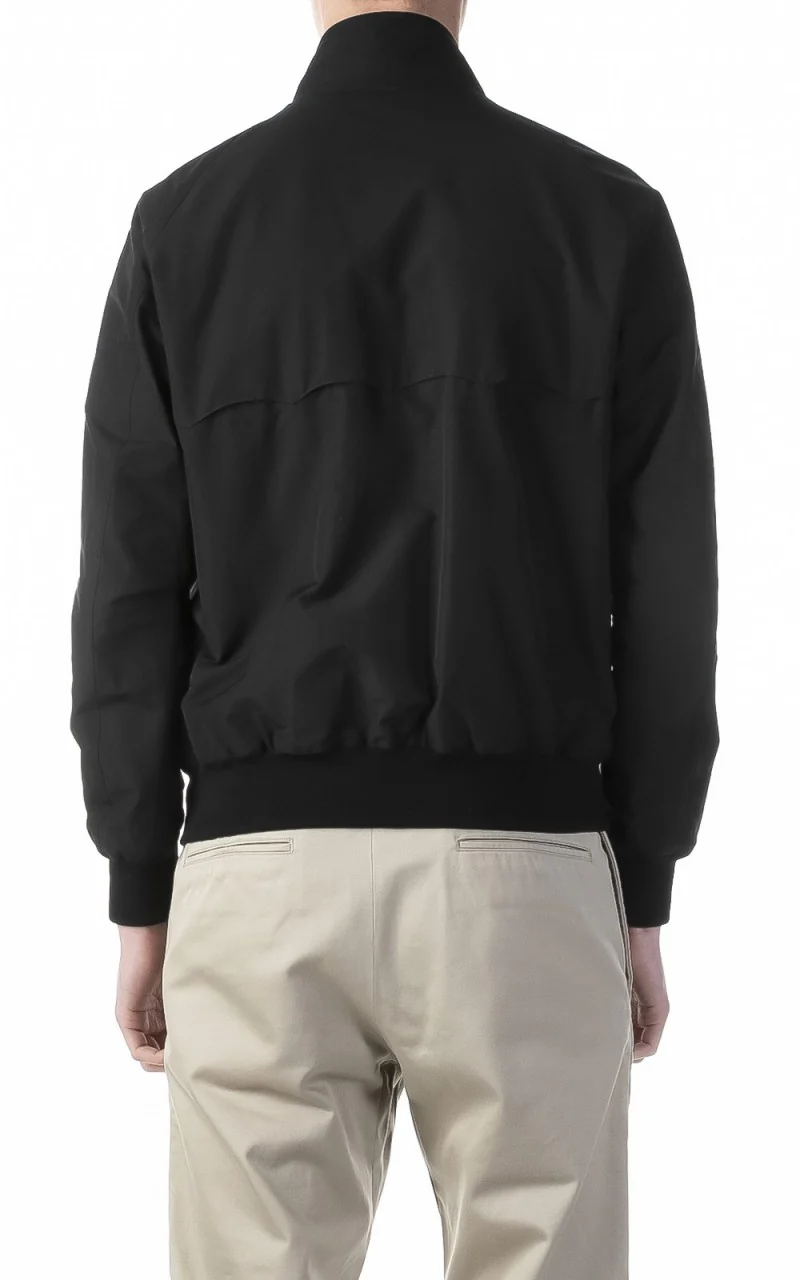 Baracuta G9 Classic Harrington Jacket Black - Image 4