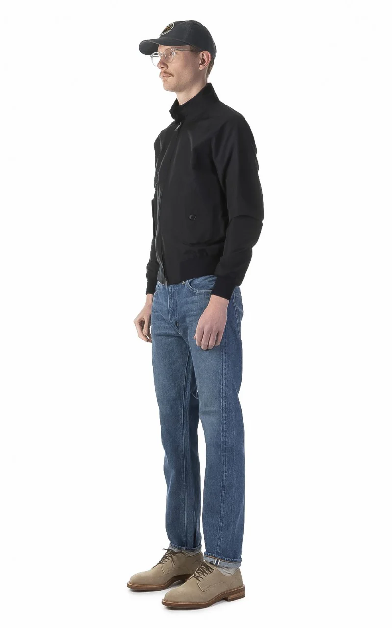 Baracuta G9 Classic Harrington Jacket Dark Navy - Image 3