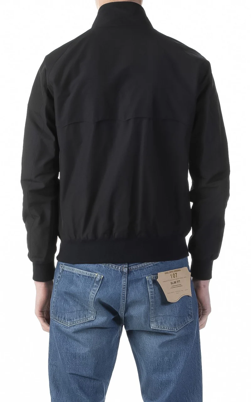 Baracuta G9 Classic Harrington Jacket Dark Navy - Image 4