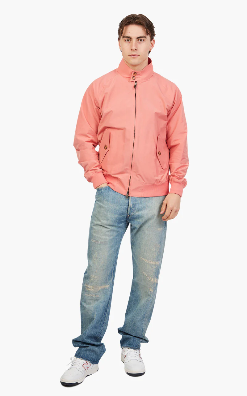 Baracuta G9 Classic Harrington Jacket Flamingo - Image 2