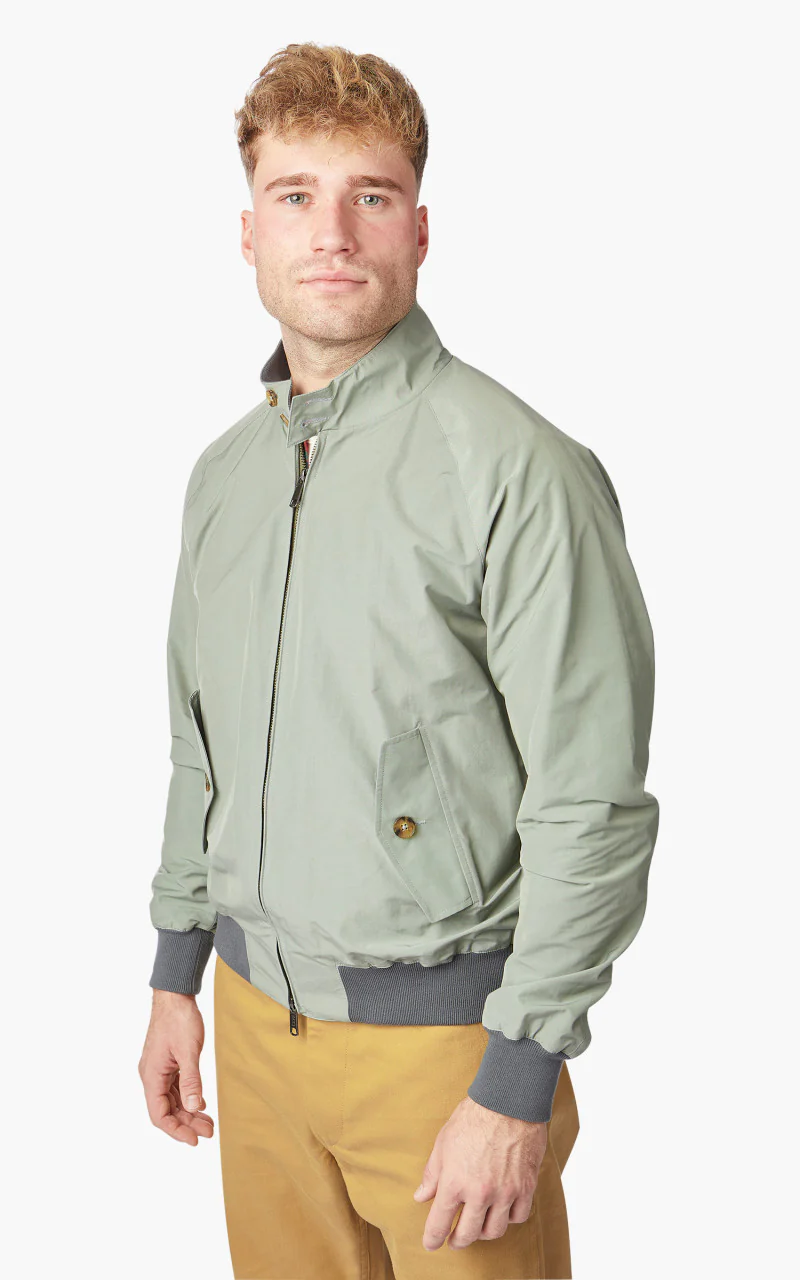 Baracuta G9 Classic Harrington Jacket Sage - Image 3