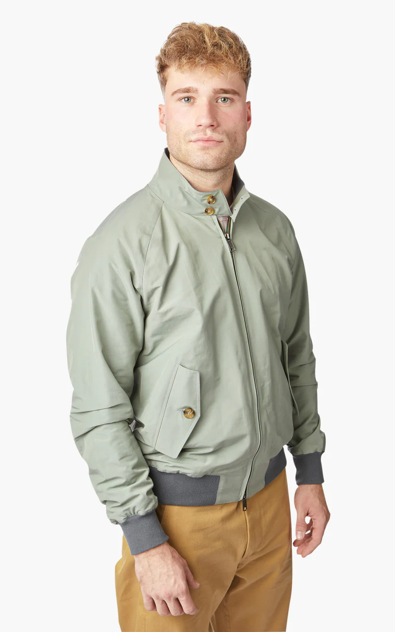 Baracuta G9 Classic Harrington Jacket Sage - Image 4