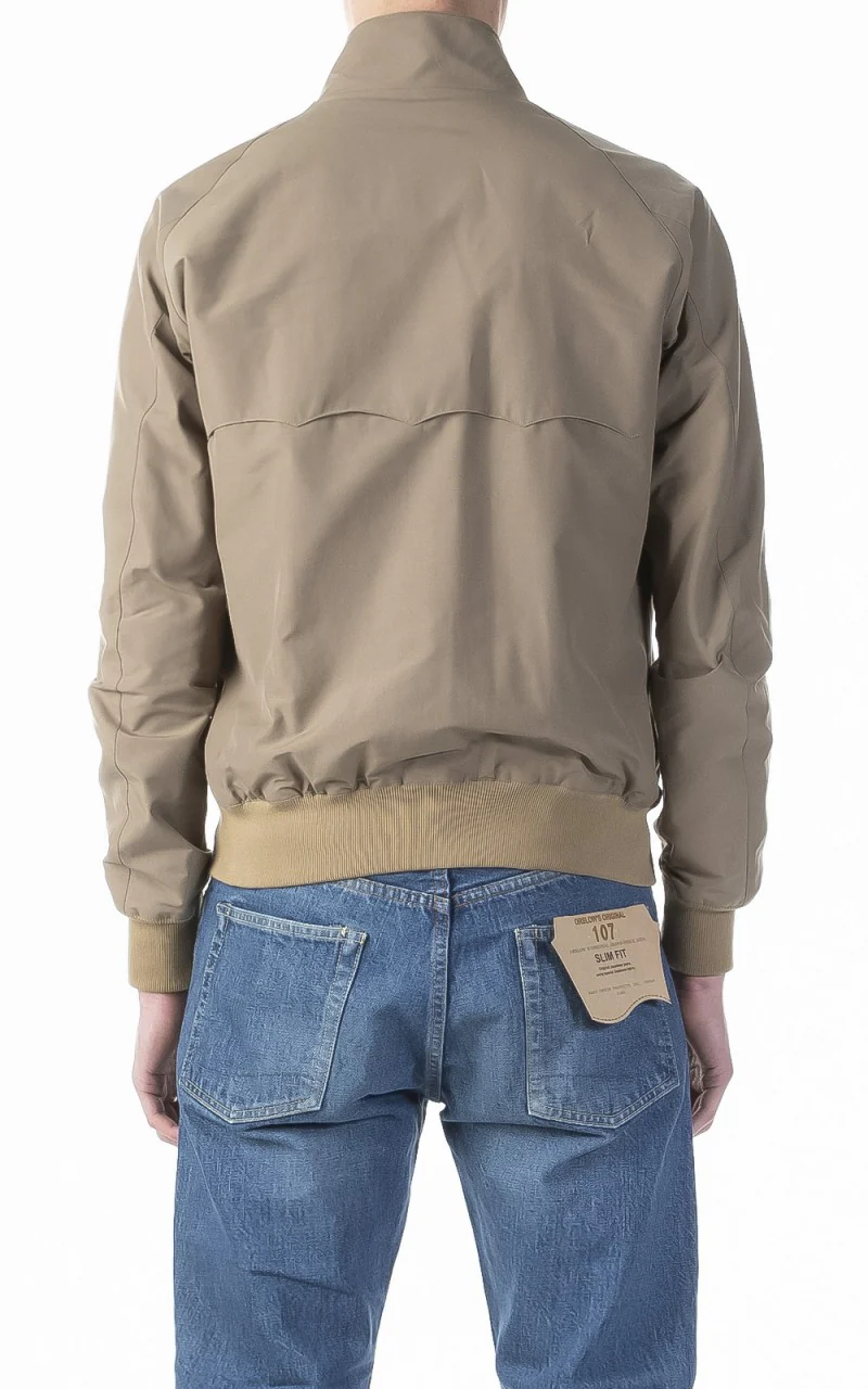 Baracuta G9 Classic Harrington Jacket Tan - Image 4