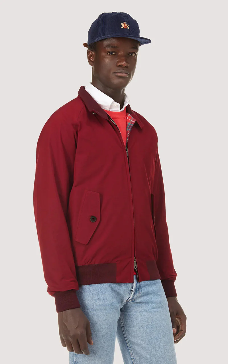Baracuta G9 Classic Harrington Jacket Tawny Port - Image 3