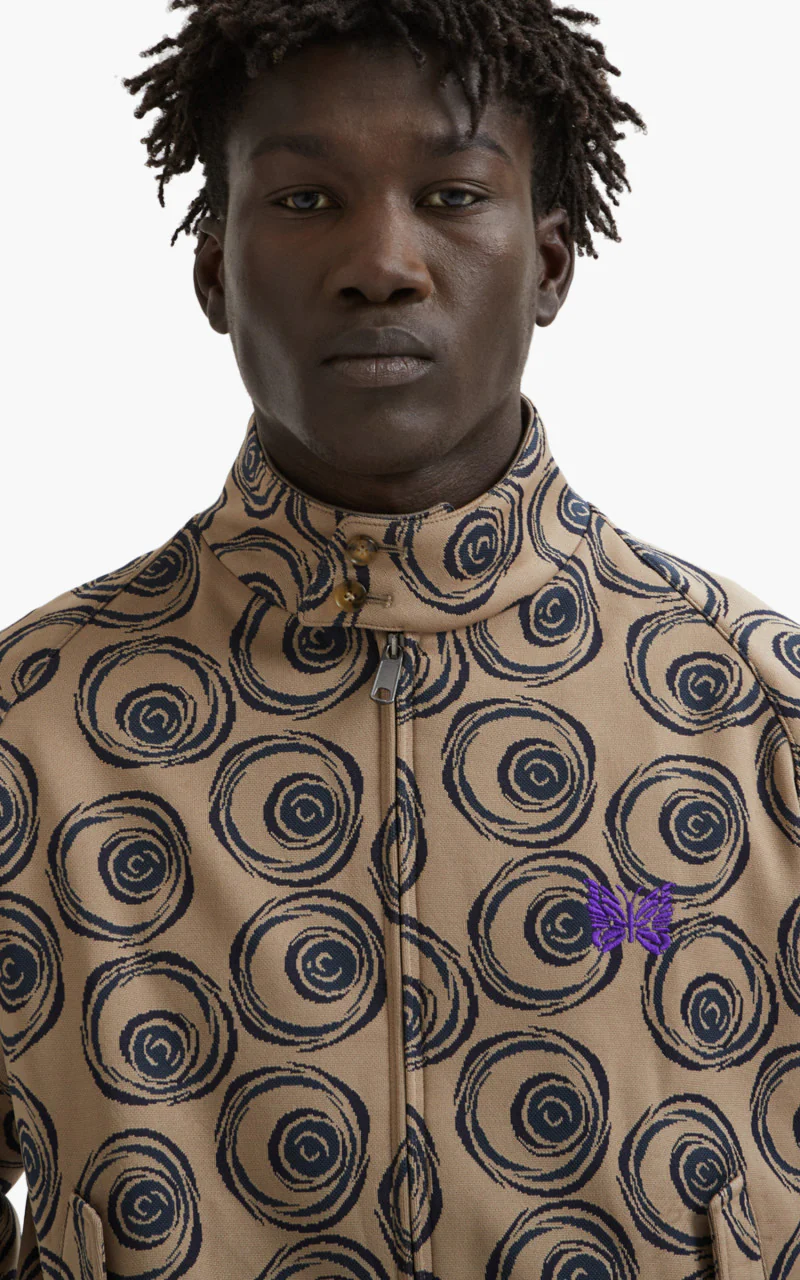 Baracuta x Needles G9 Jacquard Jacket Beige - Image 5