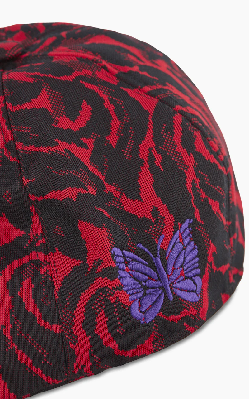 Baracuta x Needles Jacquard Hunting Hat Red - Image 4