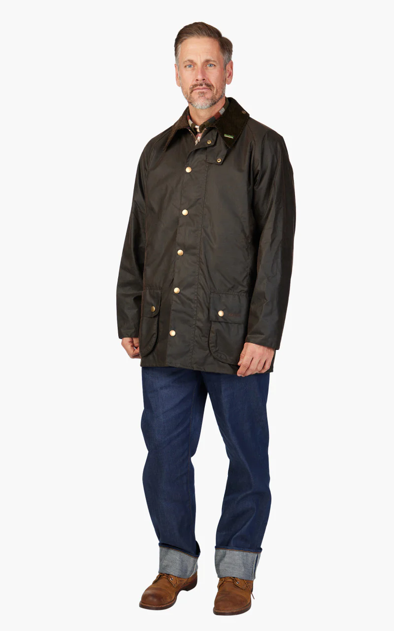 Barbour 40th Anniversary Beaufort Wax Jacket Olive - Image 2