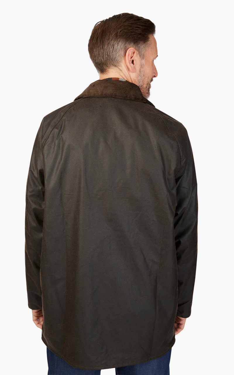 Barbour 40th Anniversary Beaufort Wax Jacket Olive - Image 6