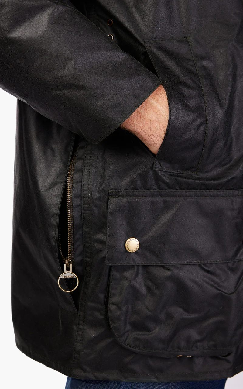 Barbour 40th Anniversary Beaufort Wax Jacket Sage - Image 8