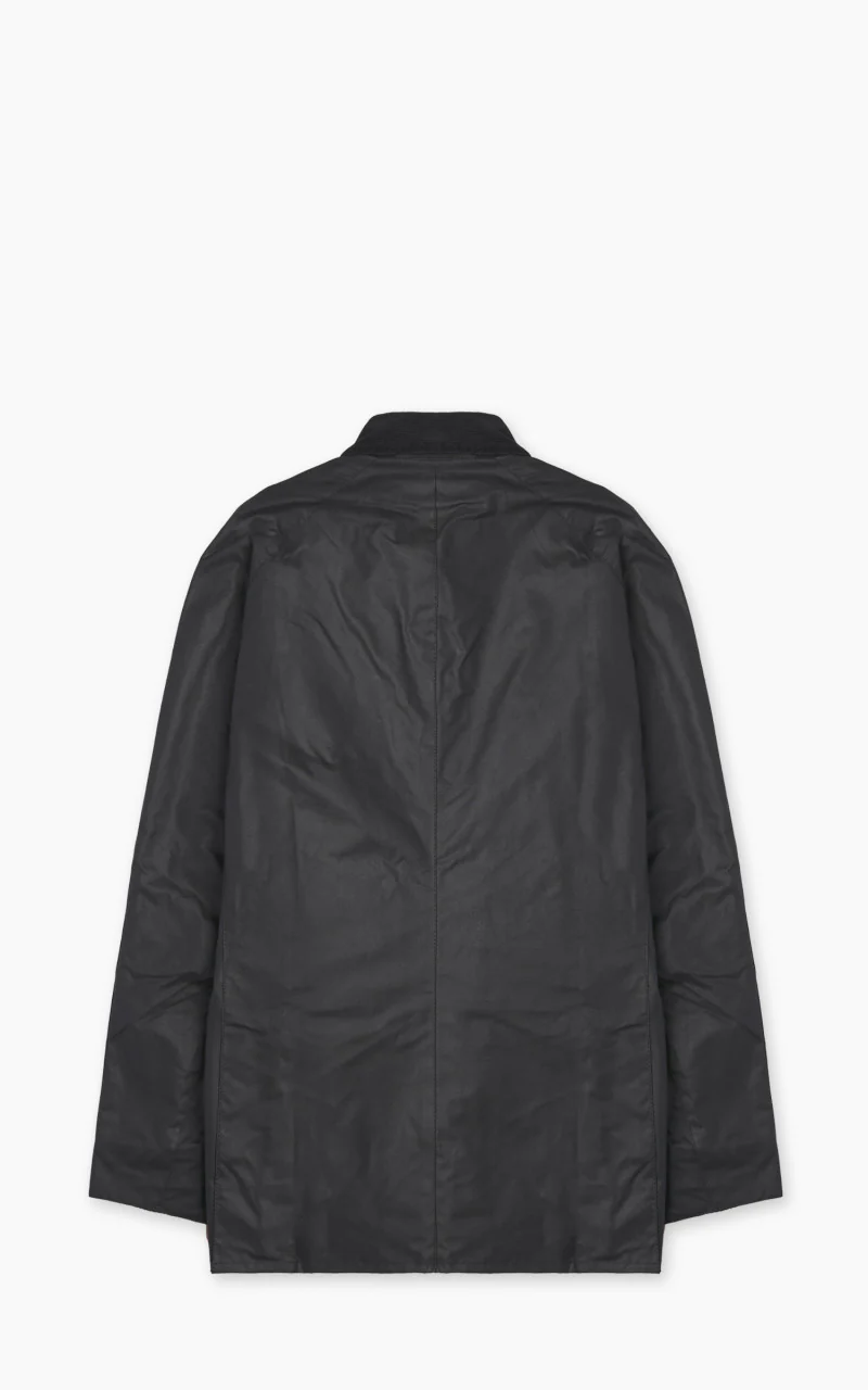 Barbour Ashby Wax Jacket Classic Black/Classic - Image 9