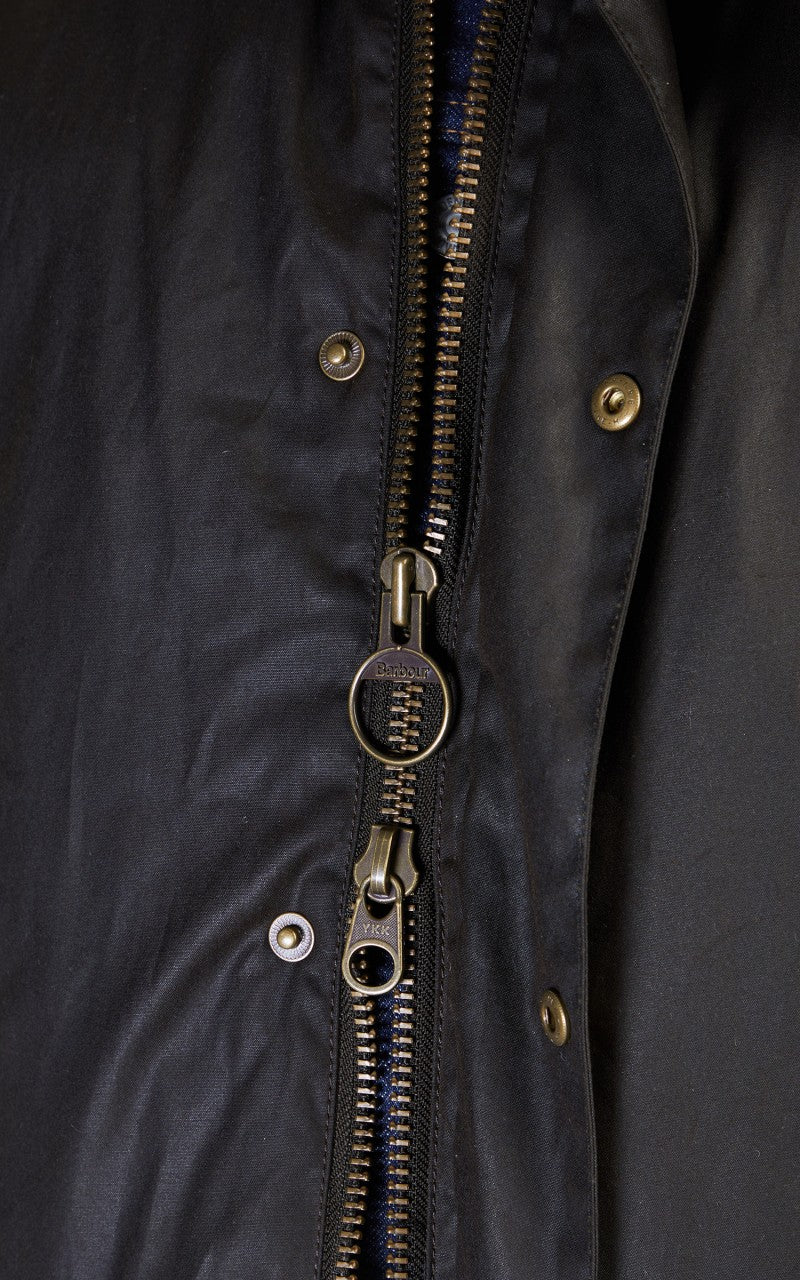 Barbour Ashby Wax Jacket Olive - Image 13