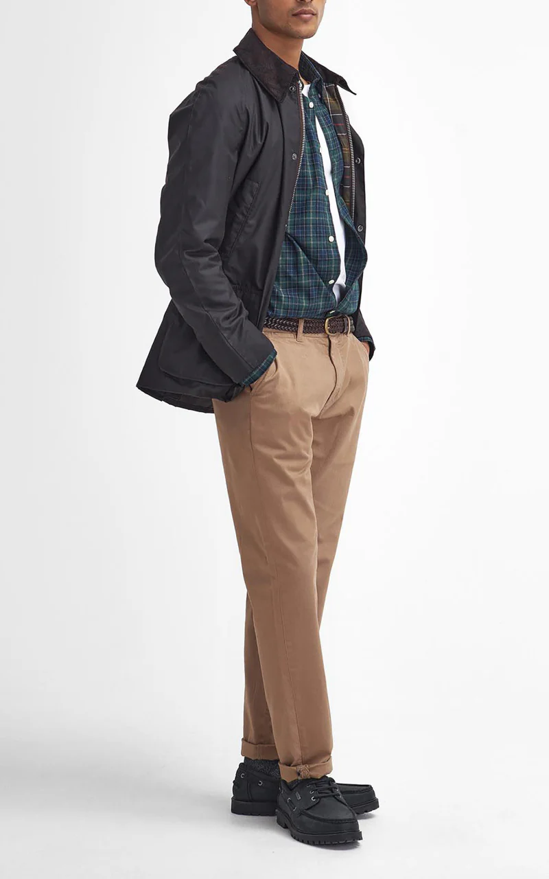 Barbour Ashby Wax Jacket Rustic - Image 4