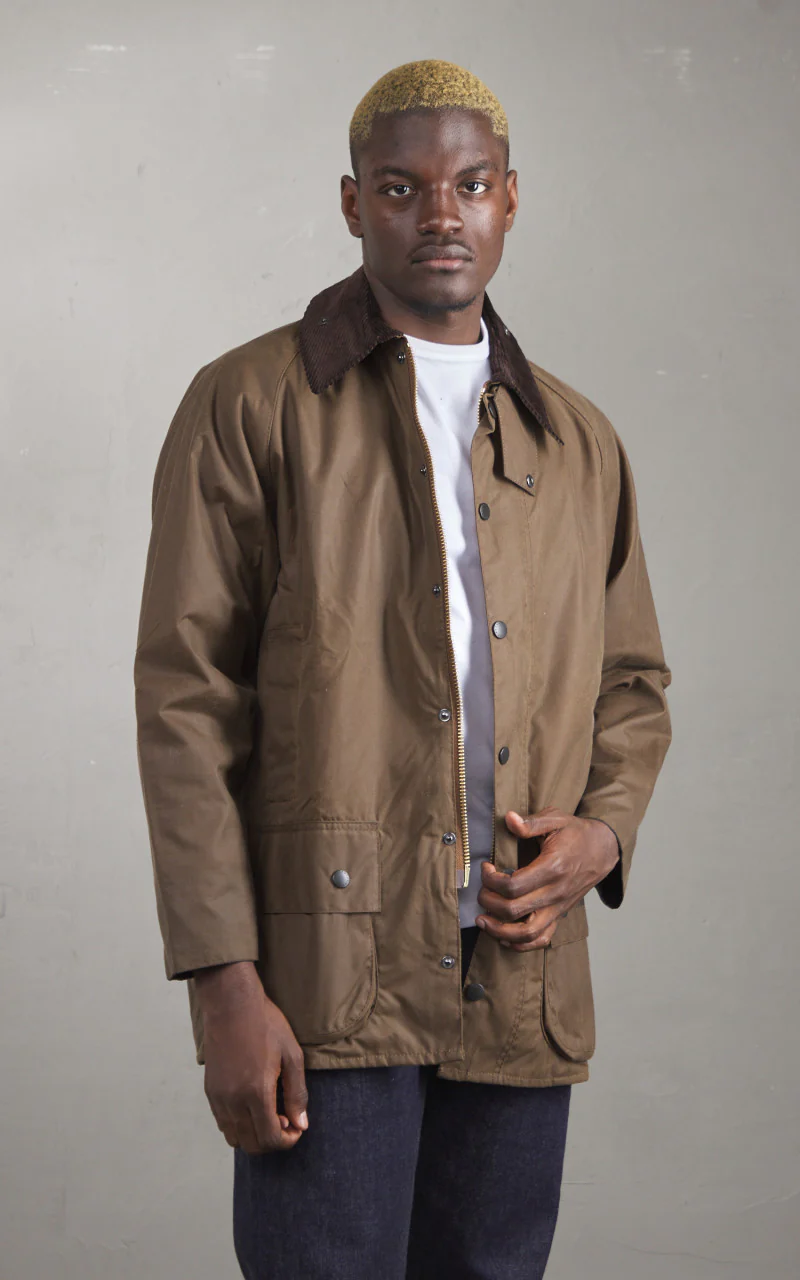Barbour Beaufort Wax Jacket Bark - Image 2