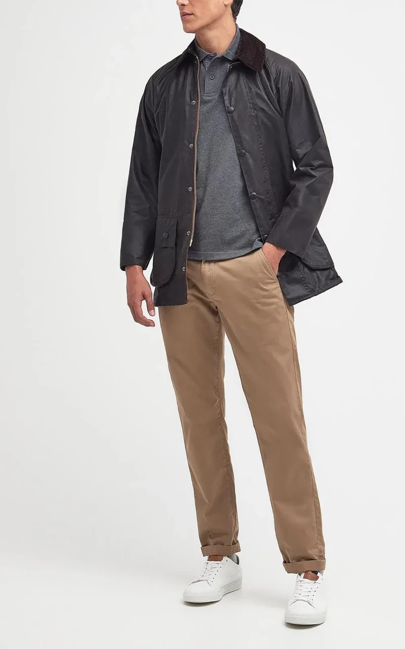 Barbour Beaufort Wax Jacket Rustic - Image 4