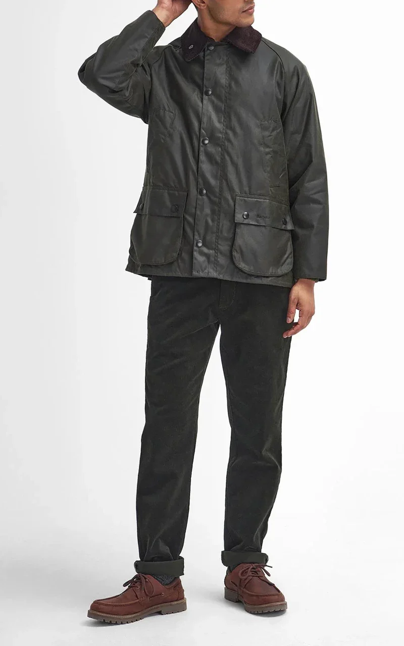 Barbour Bedale Wax Jacket Archive Olive - Image 3