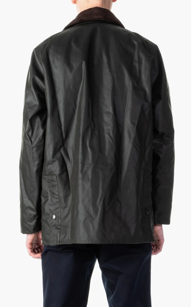 Barbour Bedale Wax Jacket Sage - Image 4