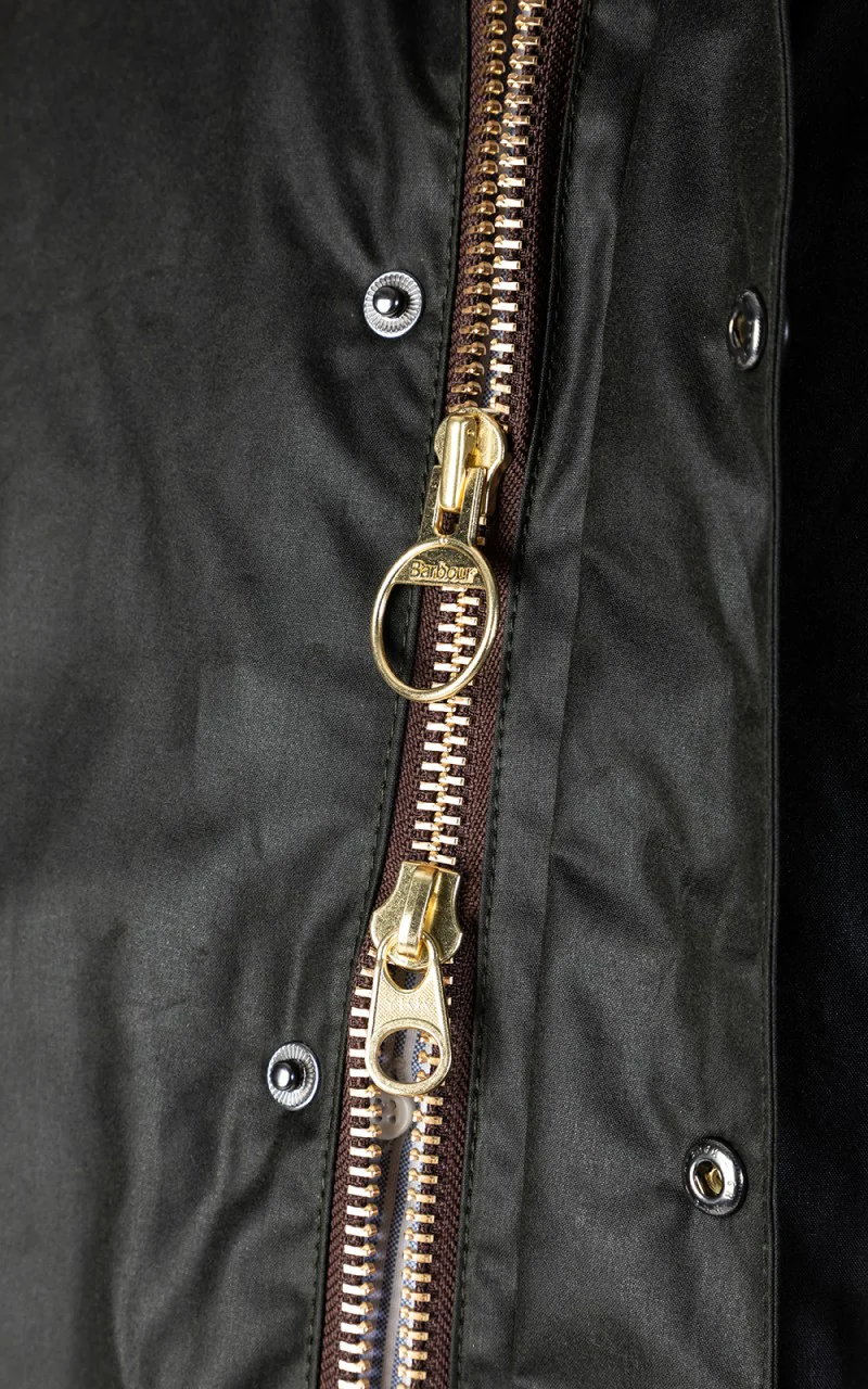 Barbour Bedale Wax Jacket Sage - Image 9
