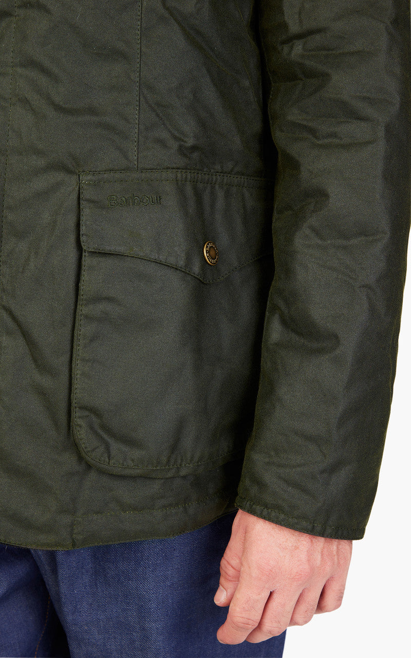 Barbour Compton Wax Jacket Fern - Image 7