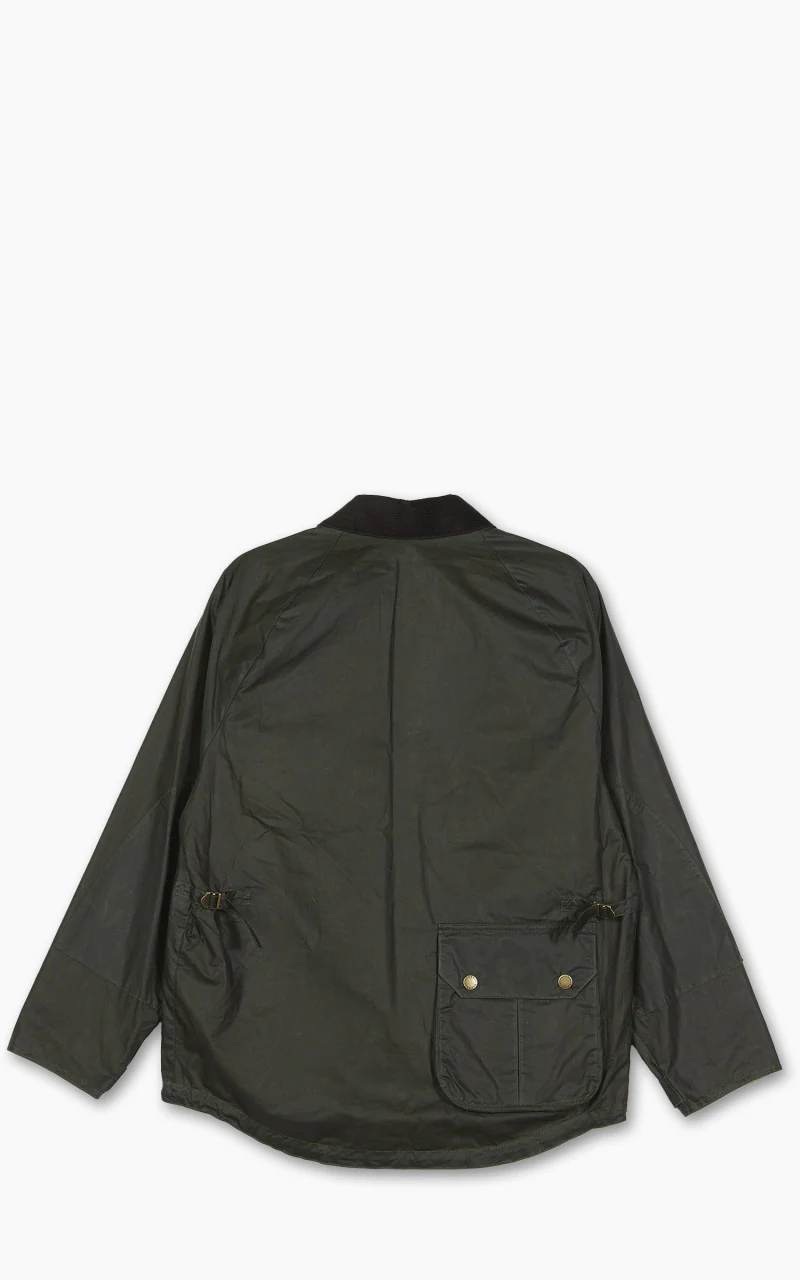 Barbour Deck Waxed Jacket Archive Olive - Image 3