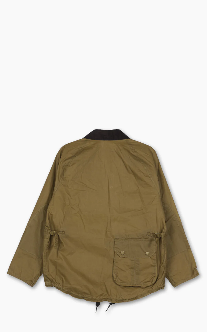 Barbour Deck Waxed Jacket Sand - Image 3