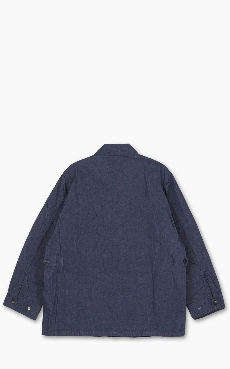 Barbour Denim Jungle Fatigue Casual Jacket Indigo - Image 3