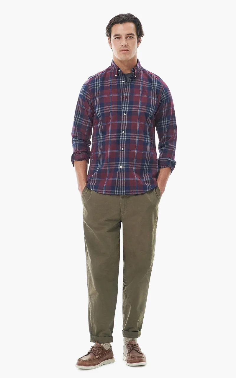 Barbour Edgar Tailored Shirt Port - Image 3