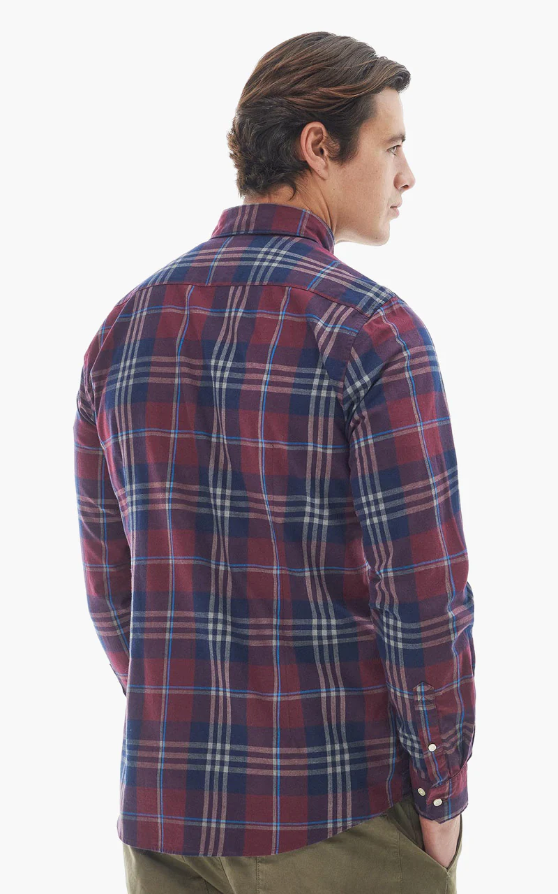 Barbour Edgar Tailored Shirt Port - Image 4