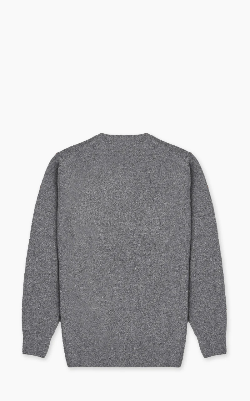 Barbour Essential Tisbury Crew Neck Sweatshirt Grey - Image 5