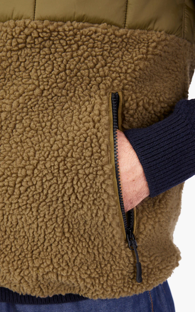 Barbour Fell Fleece Gilet Beech - Image 5