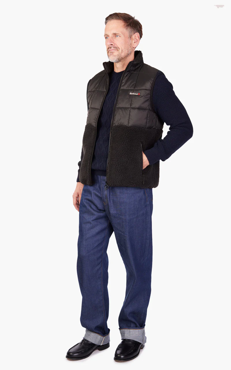 Barbour Fell Fleece Gilet Black - Image 4