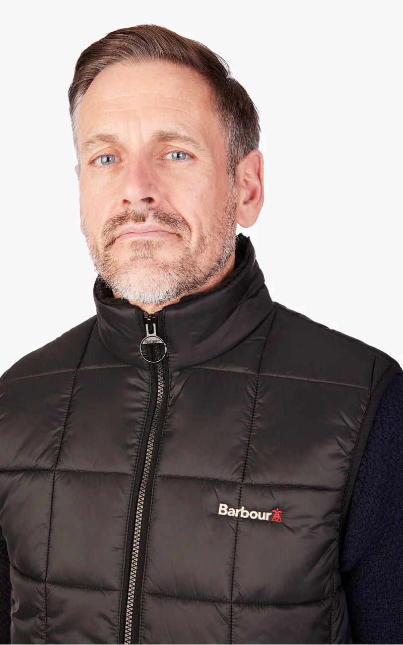 Barbour Fell Fleece Gilet Black - Image 5