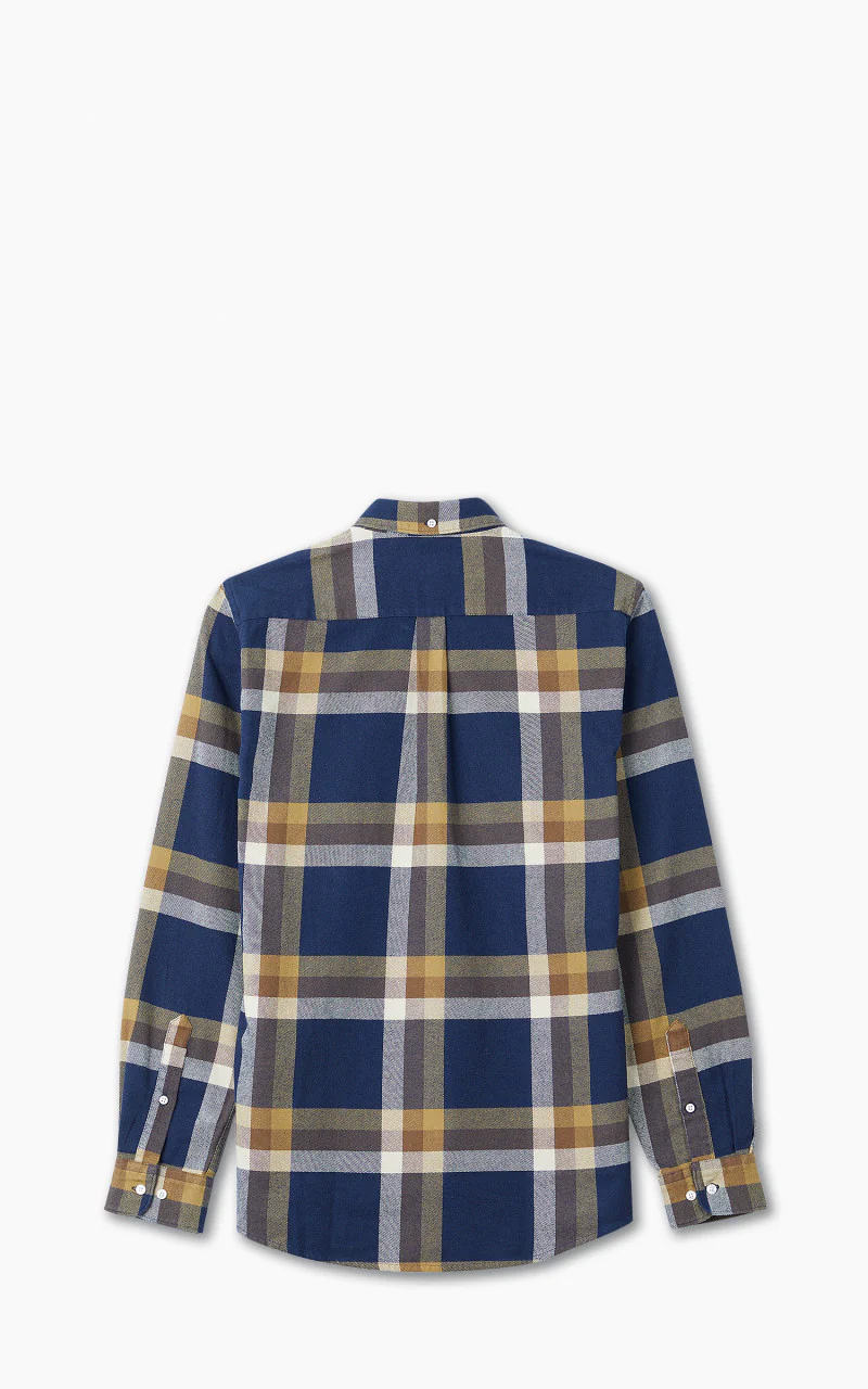Barbour Folley Tailored Shirt Navy - Image 3
