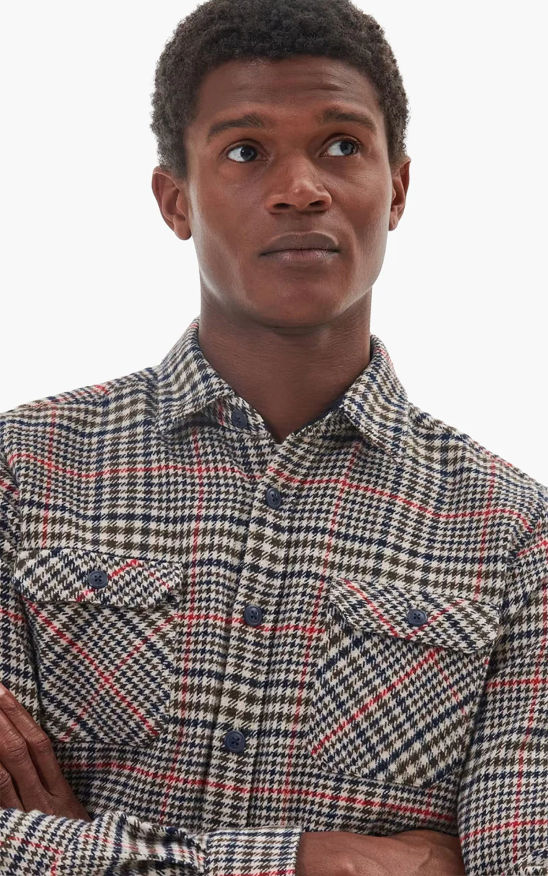 Barbour Hillside Tailored Shirt Stone - Image 5