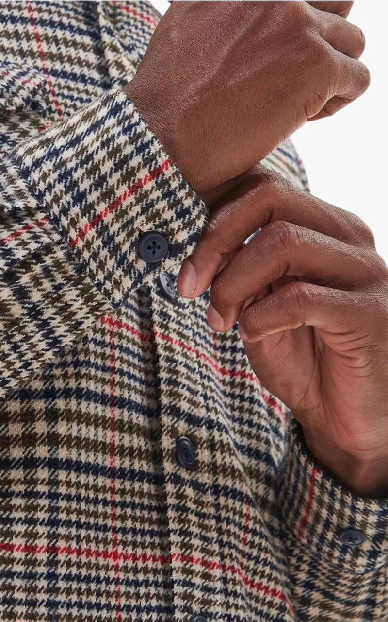 Barbour Hillside Tailored Shirt Stone - Image 6